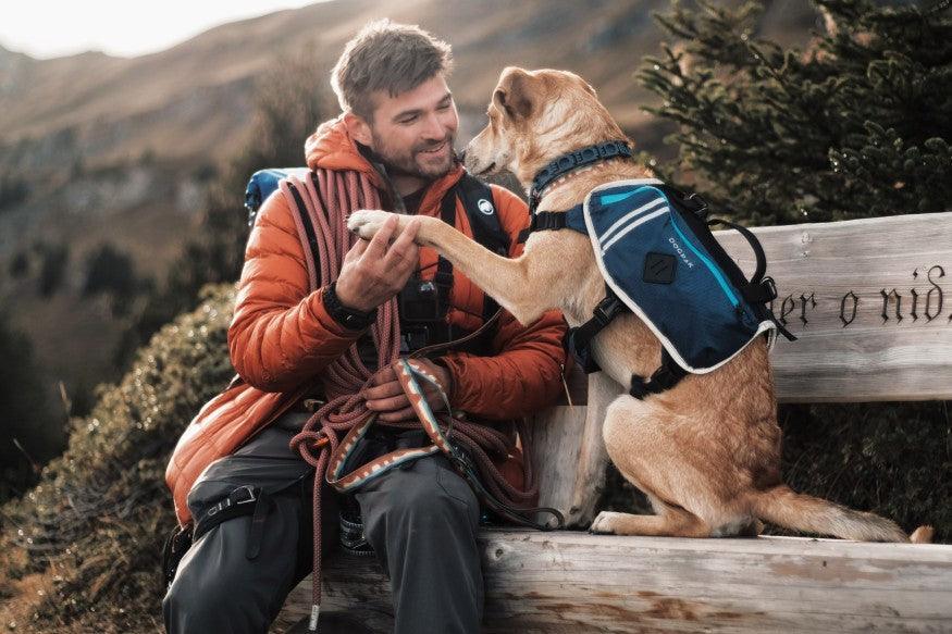 hunde wanderrucksack Moab Lite Hunde-Wanderrucksack 🇨🇭 Wasserdicht, Ultraleicht, Reflektierend