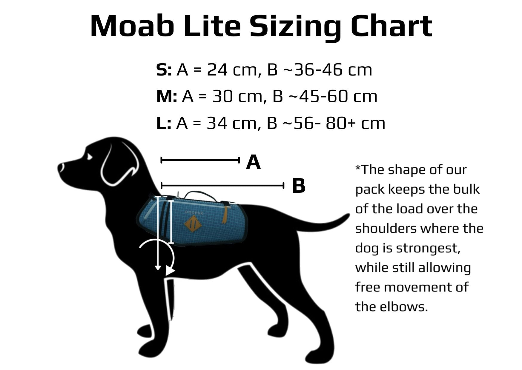 Moab Lite Dog Backpack | Waterproof, Ultralight, Reflective